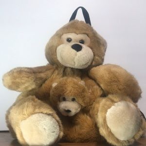 Plush “Parent and Me” Teddy Bear Backpack